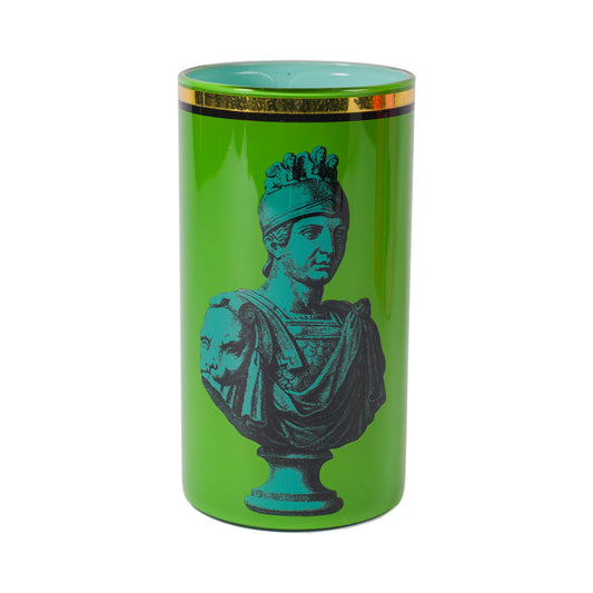 Roman Soldier Bust Brush Pot