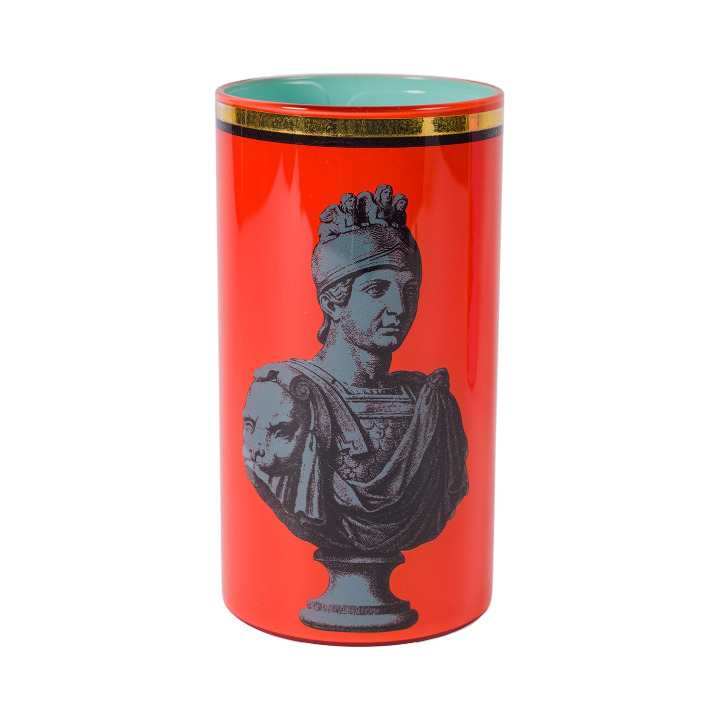 Roman Soldier Bust Brush Pot
