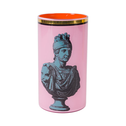 Roman Soldier Bust Brush Pot