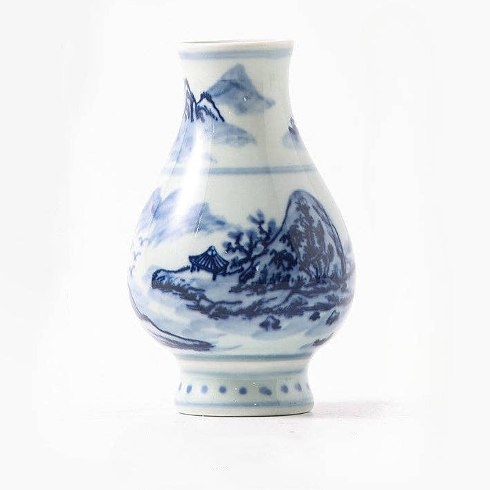 Hand-painted Blue and White Porcelain Vase