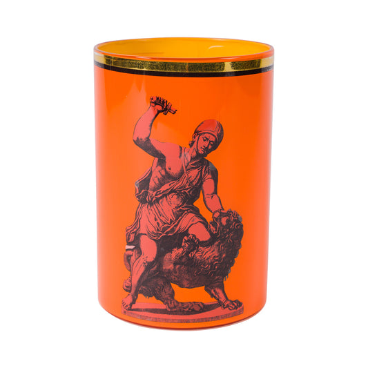 Roman Soldier & Lion Brush Pot - 1st colour edition