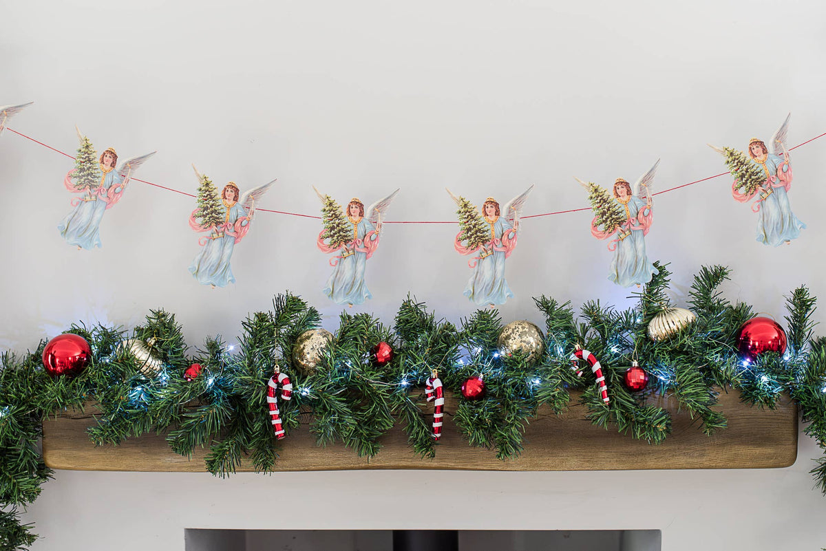 Christmas Angels Paper Garland