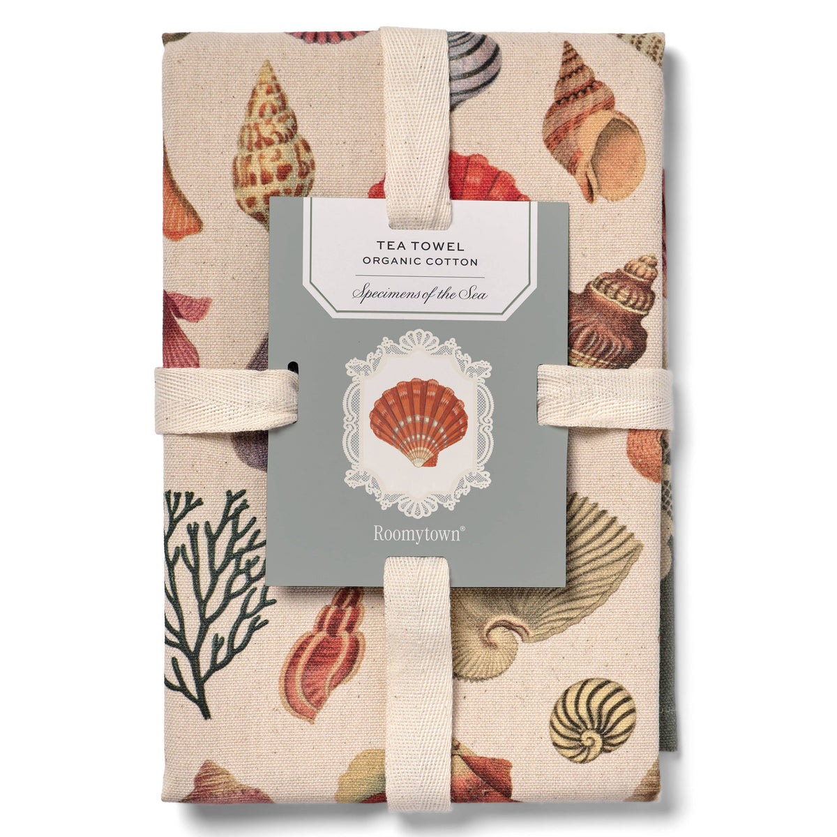 Specimens of the Sea - Organic Cotton Tea towel