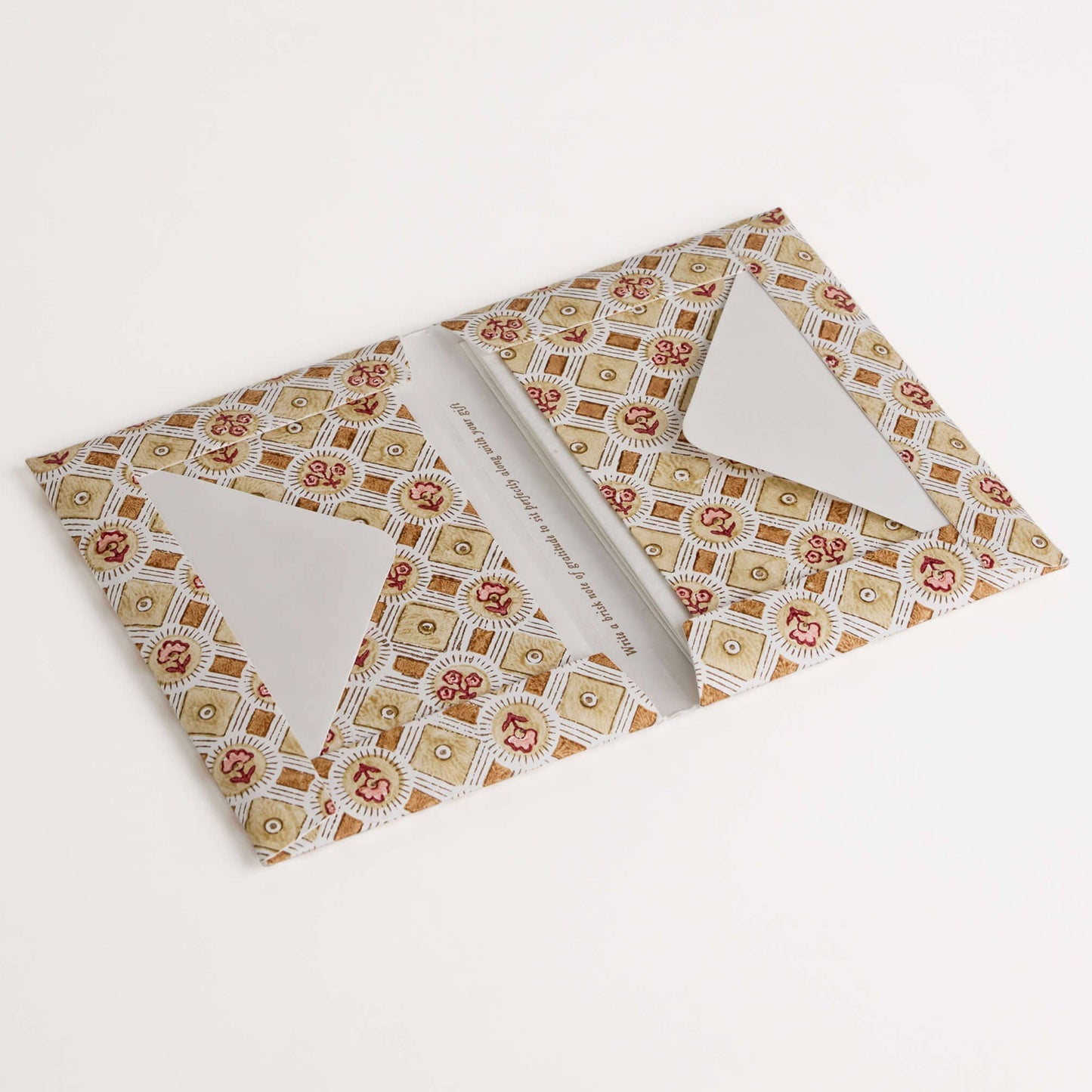 Block Printed Greeting Card Set - Spring Bloom