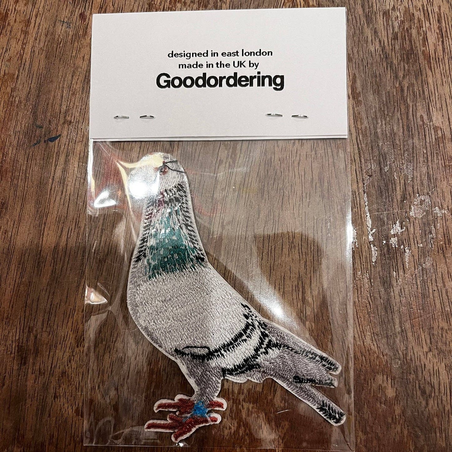 Embroidered Pigeon Iron-on Patch