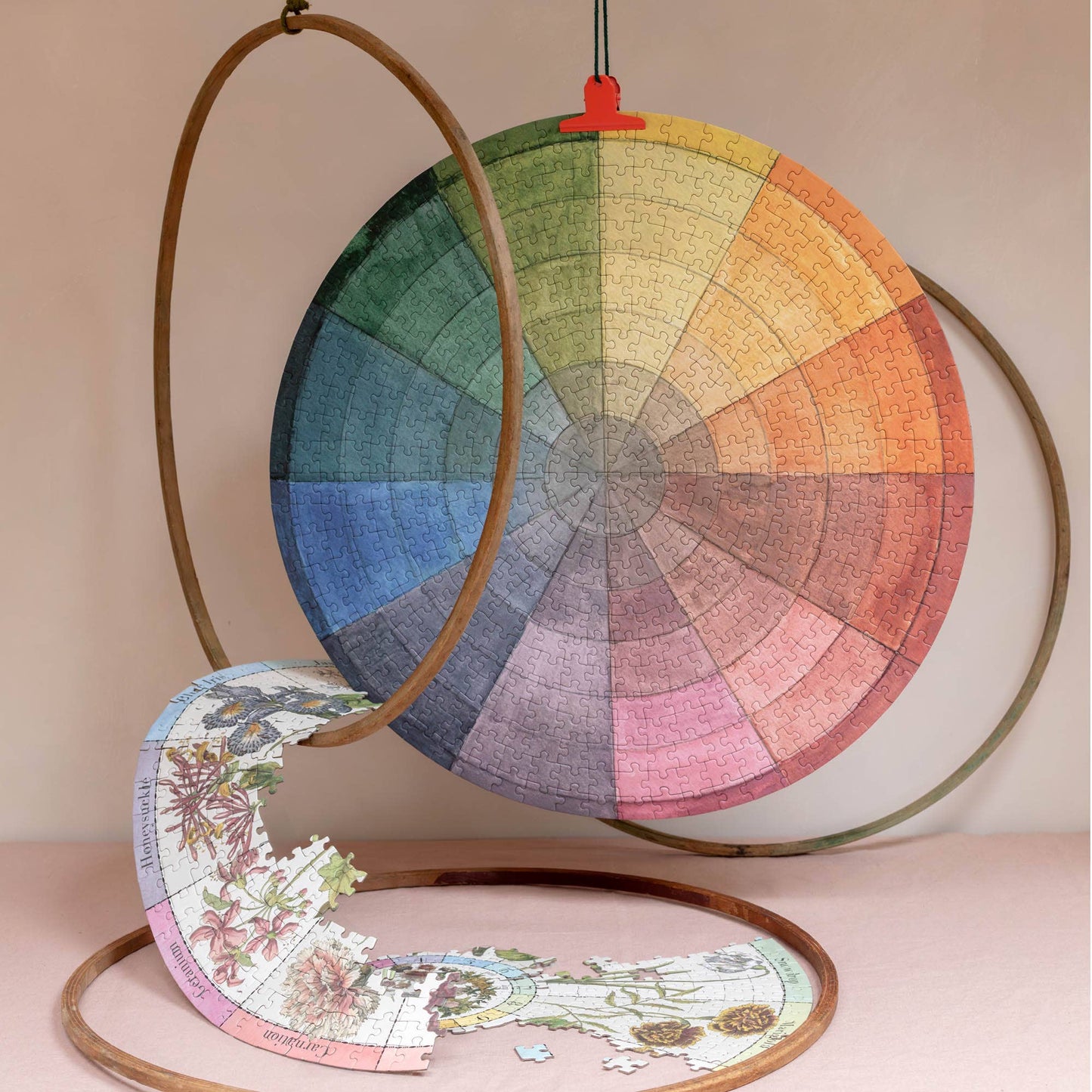 Flower Clock - 500 Piece Jigsaw Puzzle