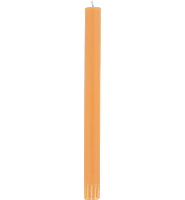 Saffron Yellow Dinner Candles - Pack of 6