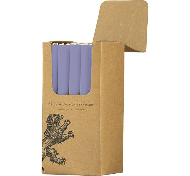 Verbena Mauve Dinner Candles - Pack of 25