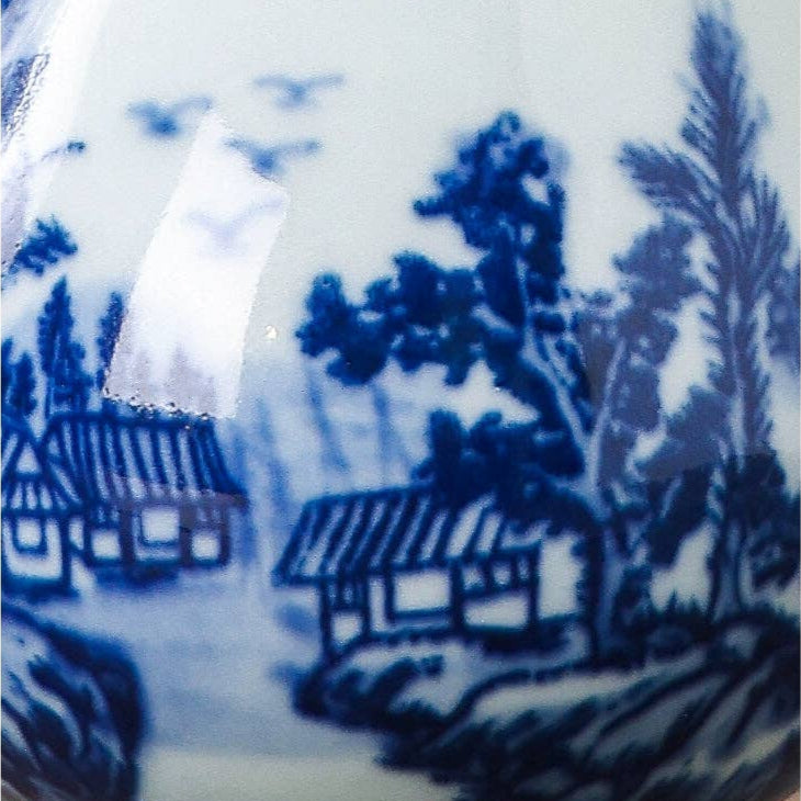 Hand-painted Blue and White Porcelain Vase