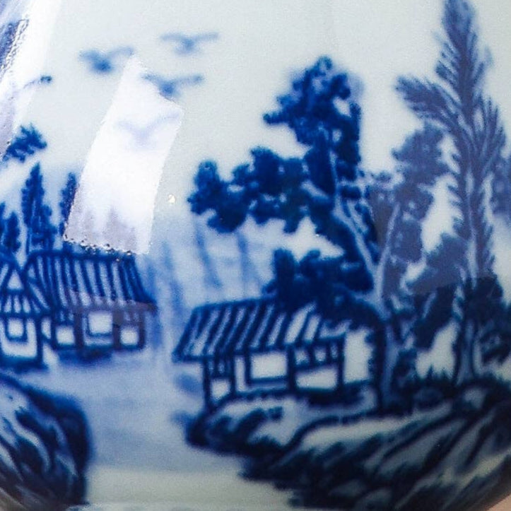 Hand-painted Blue and White Porcelain Vase