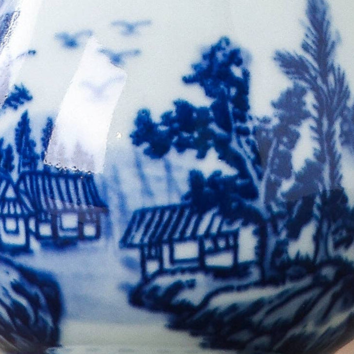 Hand-painted Blue and White Porcelain Vase