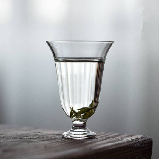 Handmade Low Foot Glass