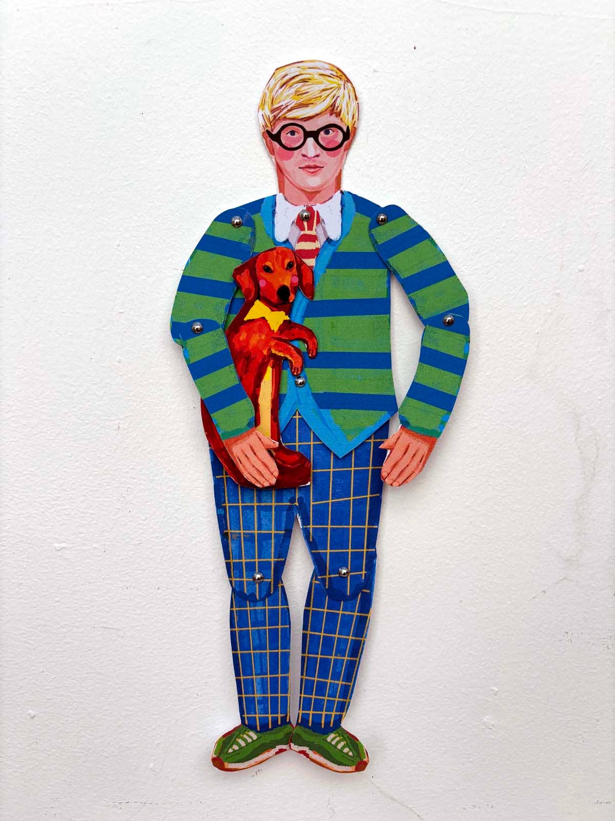 Cut & Make Paper Puppet - Artist Series - David Hockney