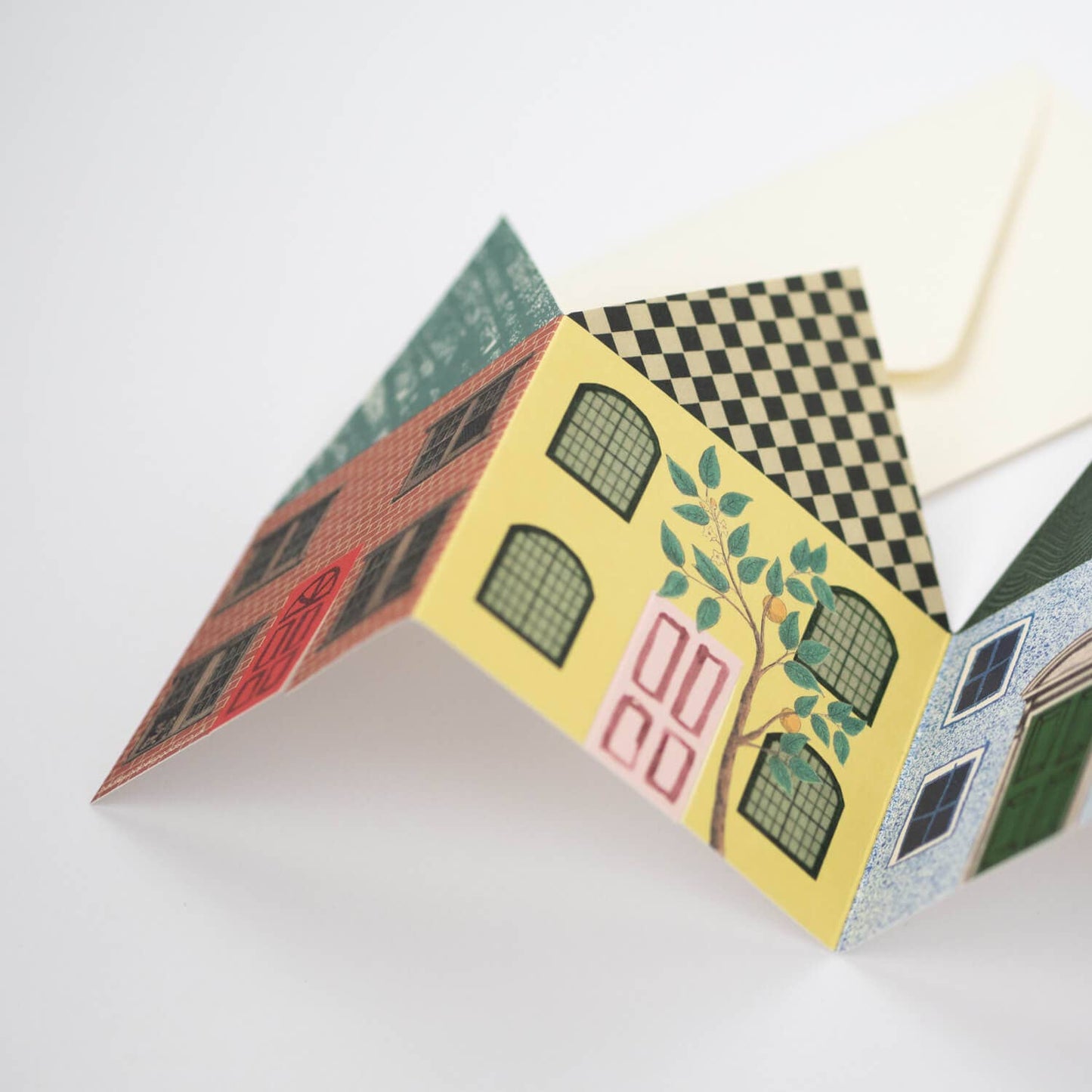 House Concertina Greeting Card