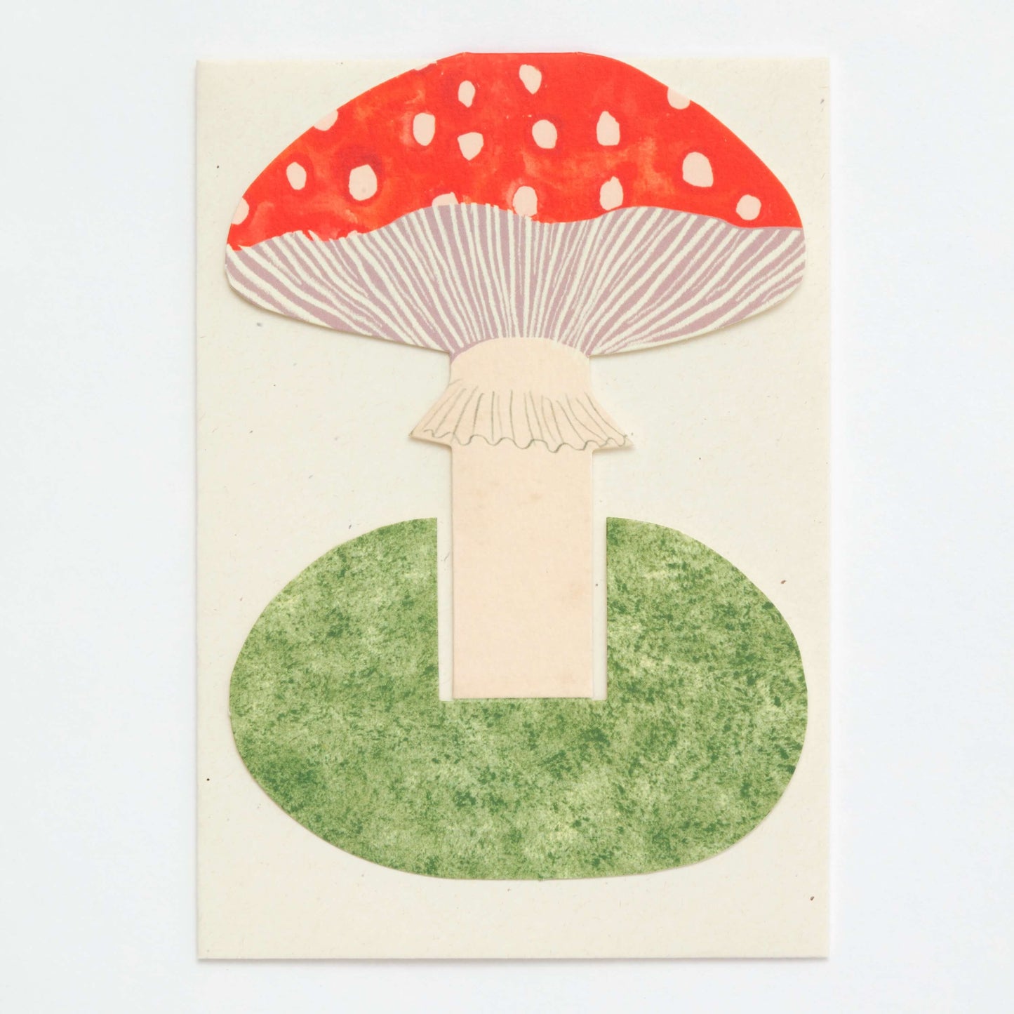 Toadstool Stand-Up Greeting Card