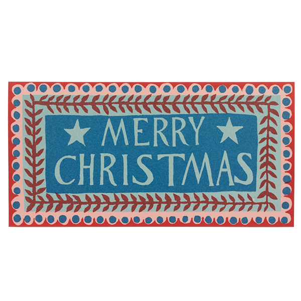 Pack of 6 Merry Christmas Pattern