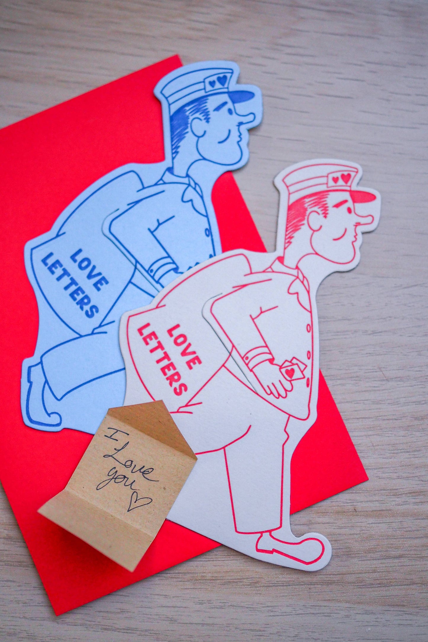 Hank The Postman Valentine's Card