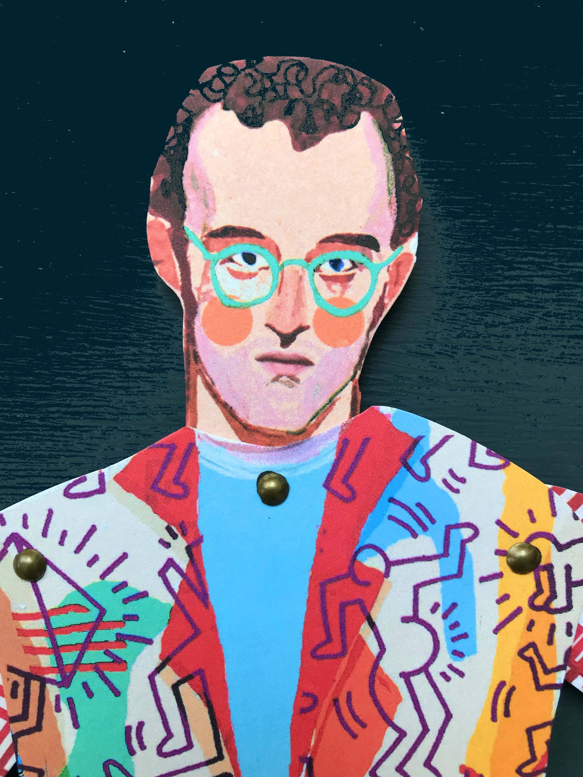 Cut & Make Paper Puppet - Artist Series - Keith Haring