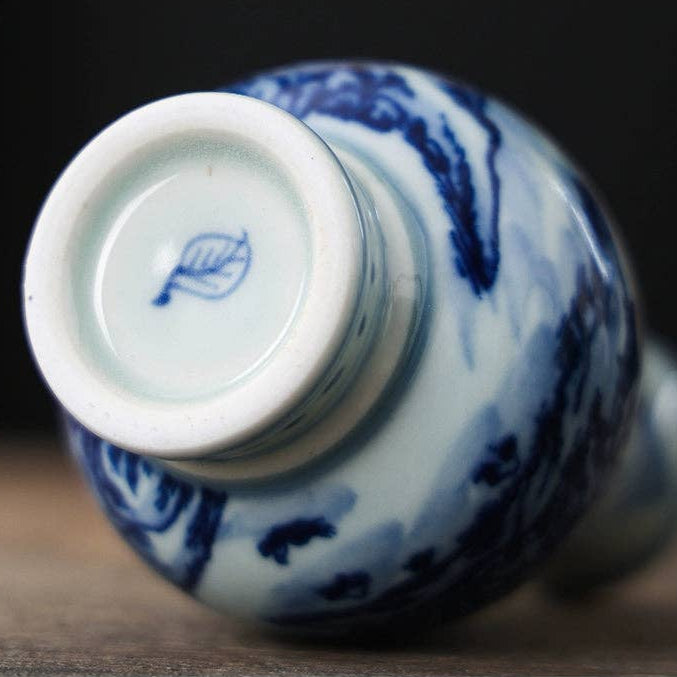 Hand-painted Blue and White Porcelain Vase