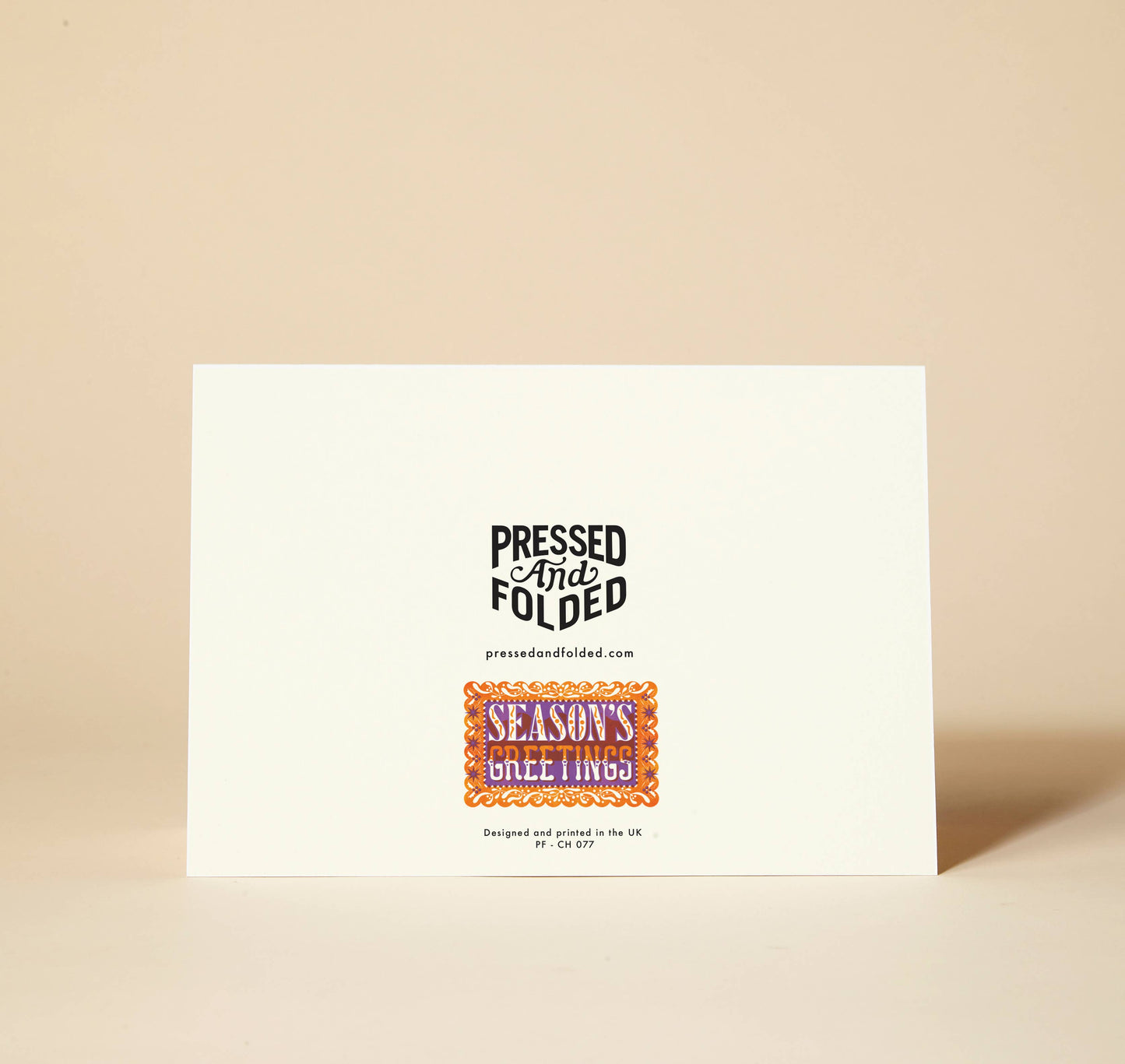 Season's Greetings Christmas Card