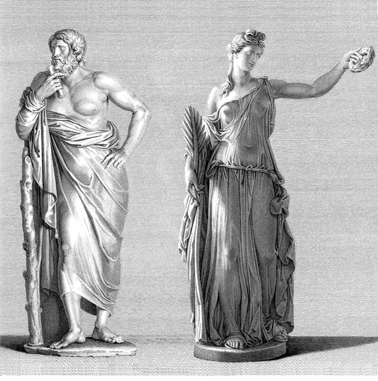 Classical Statue Giclée Print