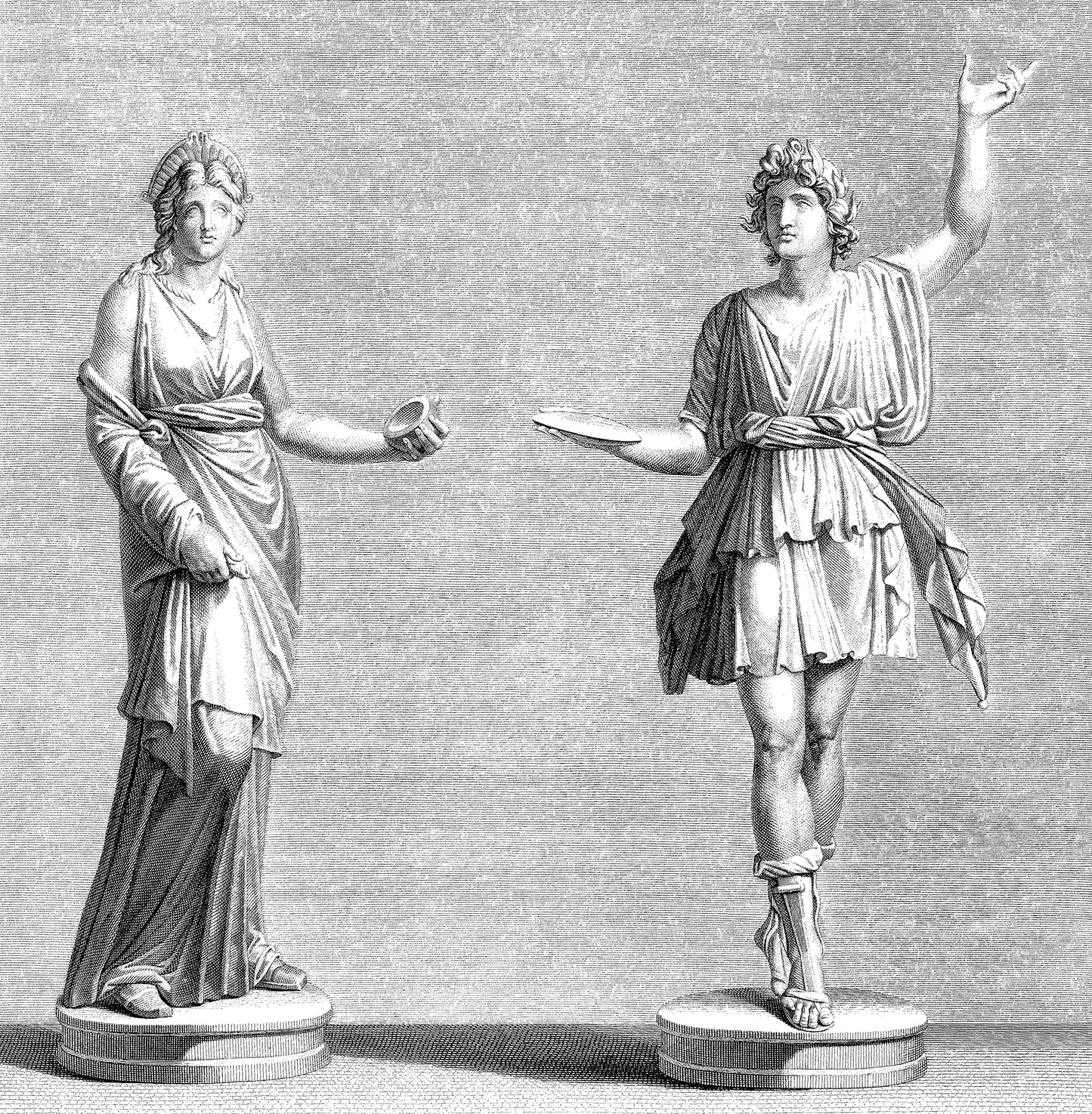 Classical Statue Giclée Print