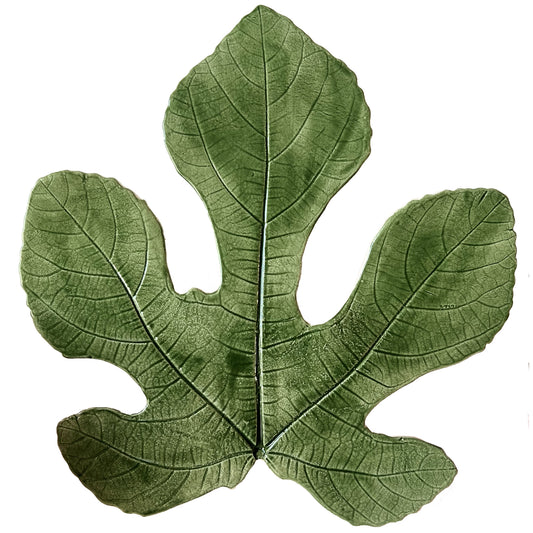 Large pottery fig leaf