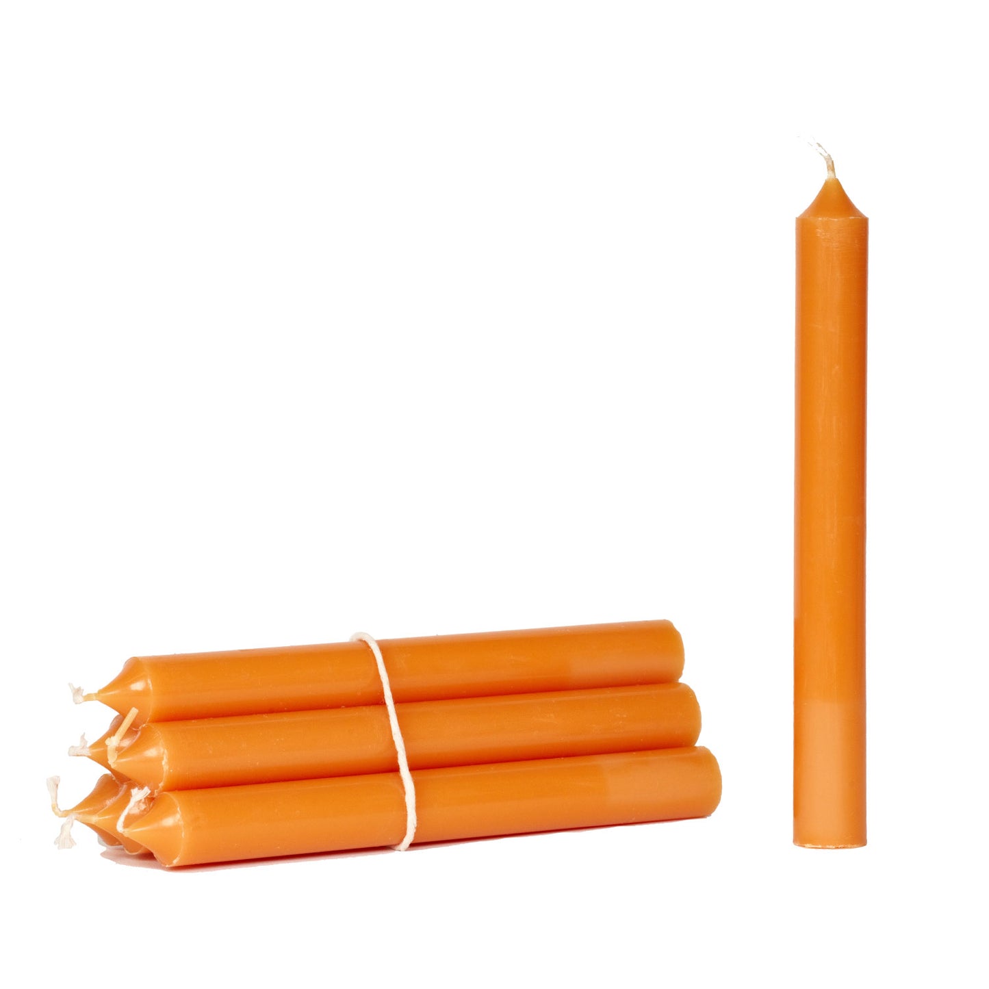 Orange Dinner Candle - pack of 12