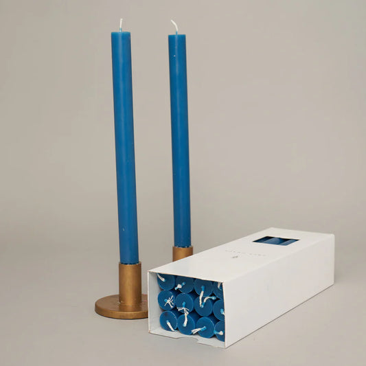 Teal Dinner Candle - pack of 12