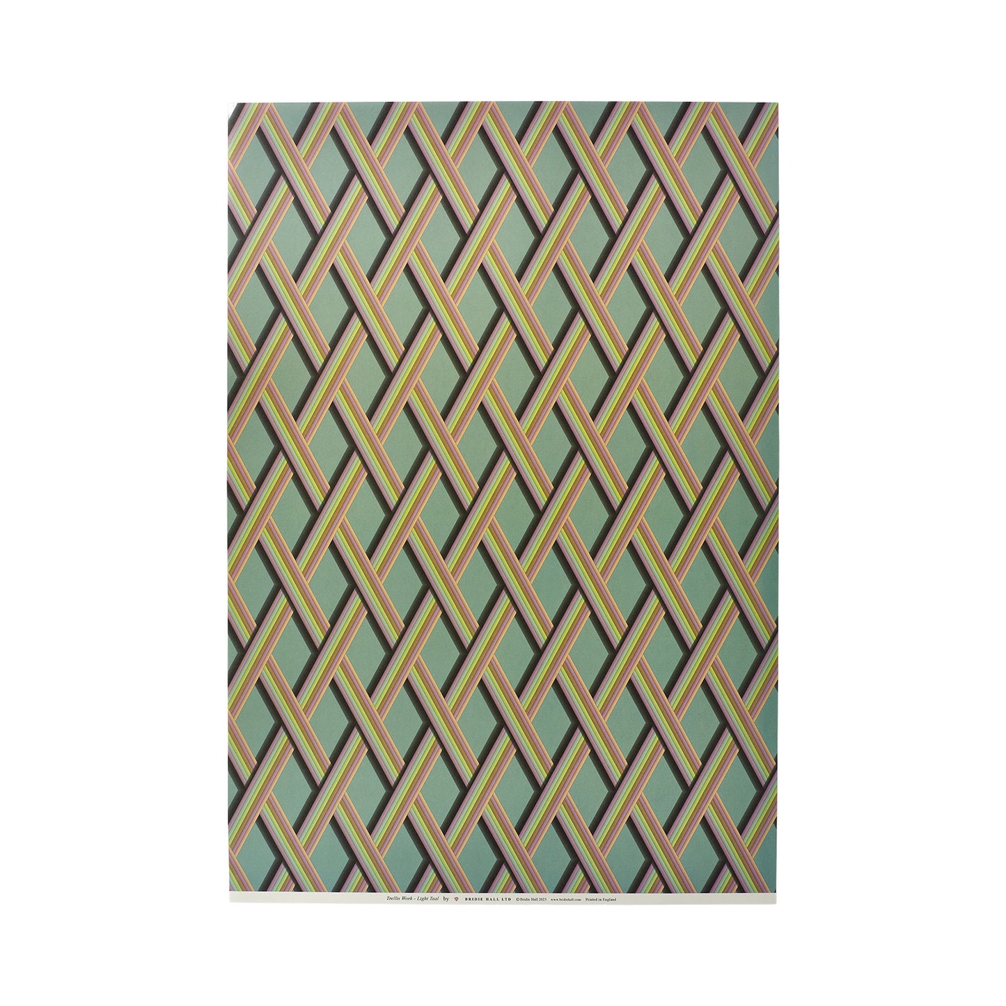 Trellis Work - Light Teal