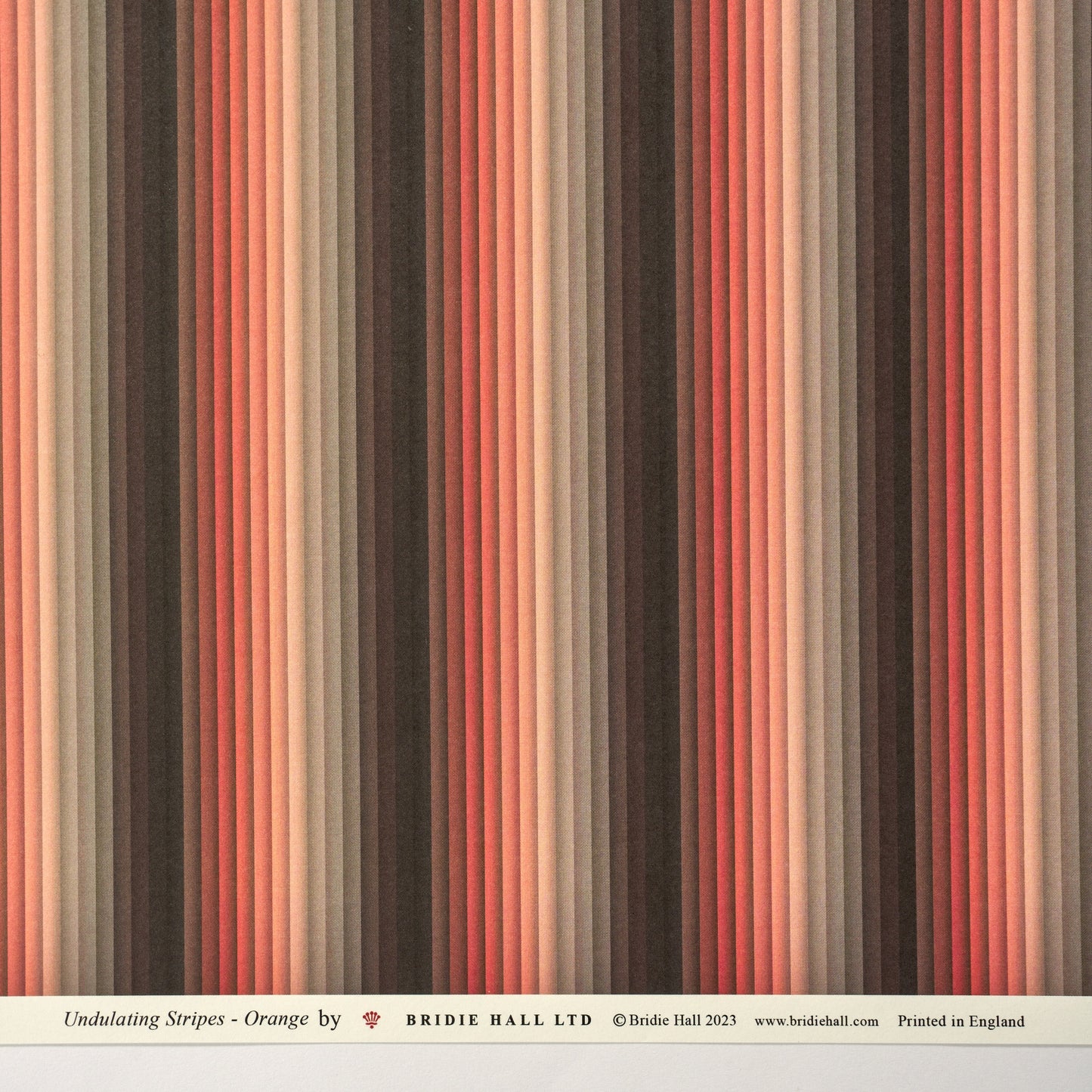 Undulating Stripes - Orange