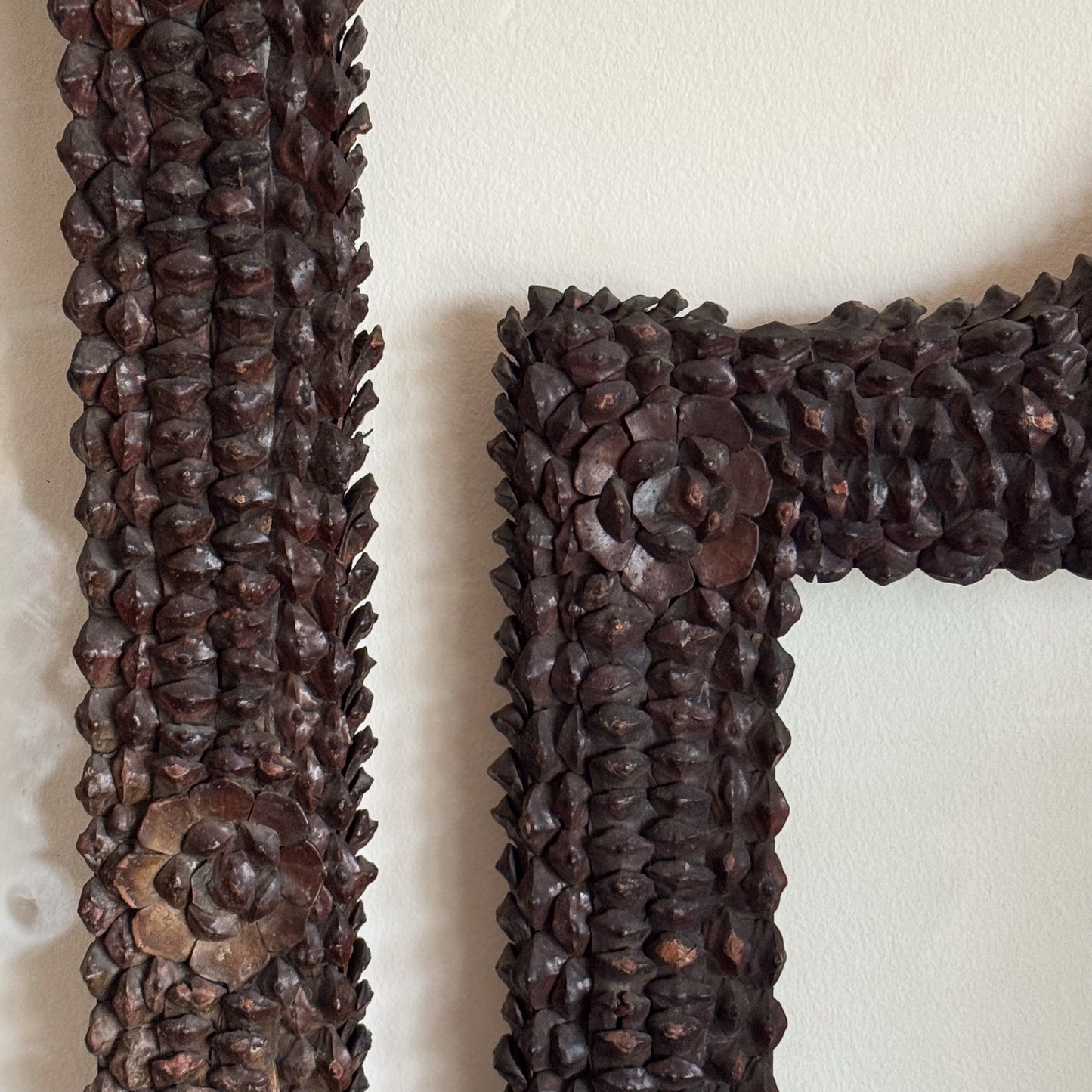 A Pair of Early 20th Century French Pine Cone Frames