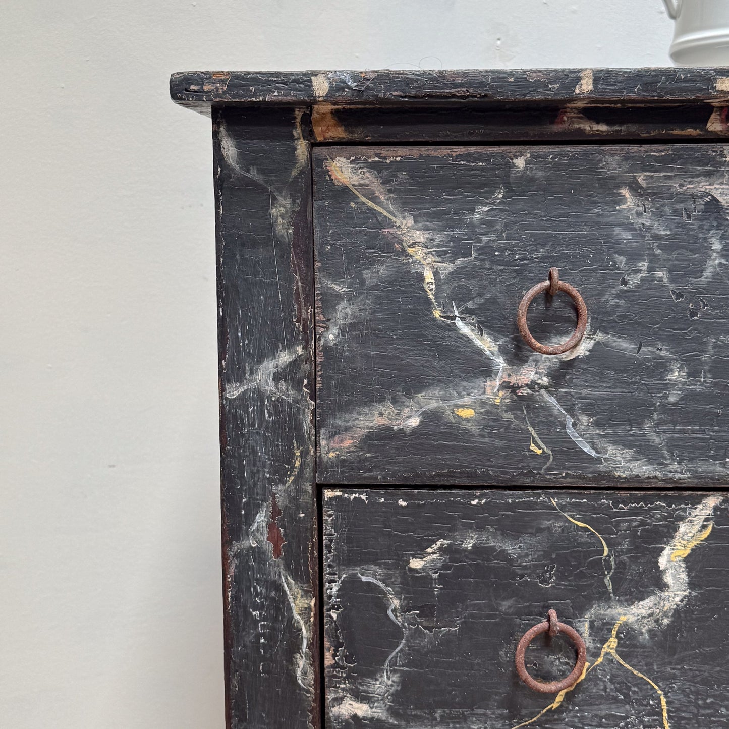 An Early 20th Century Spanish Faux Marble Chest of Drawers