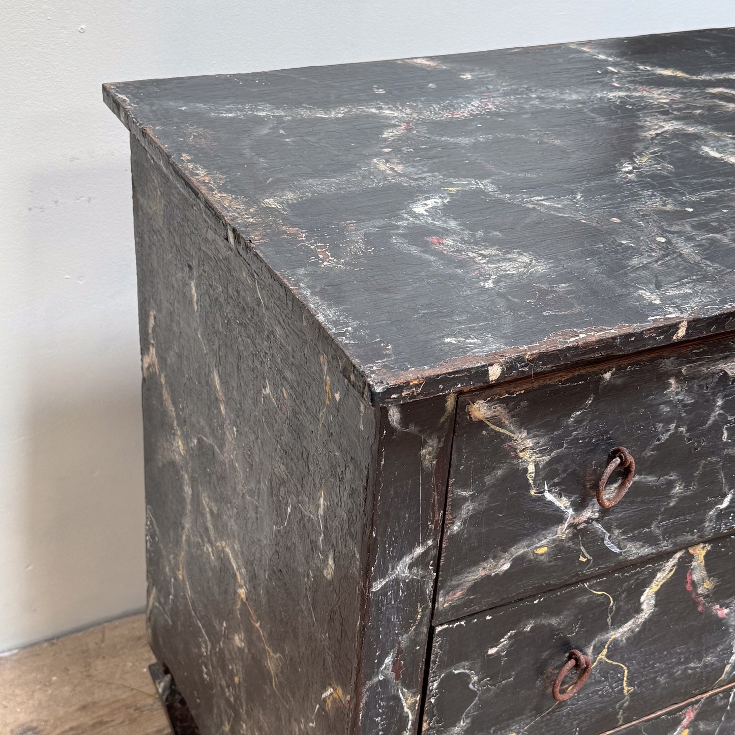 An Early 20th Century Spanish Faux Marble Chest of Drawers