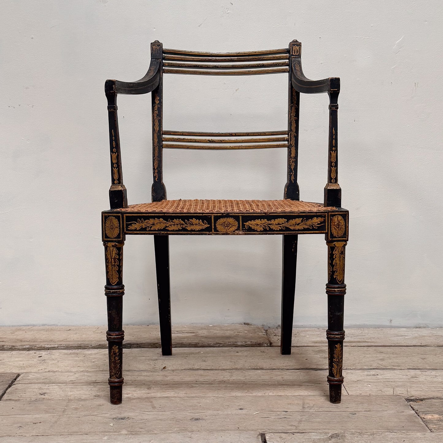 A Regency Painted Chair