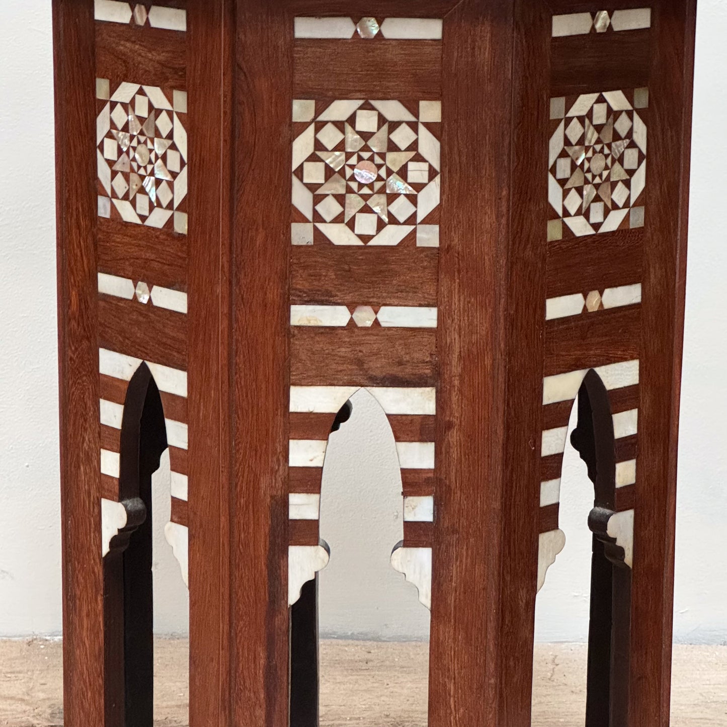 An Early 20th Century Syrian Inlaid Table