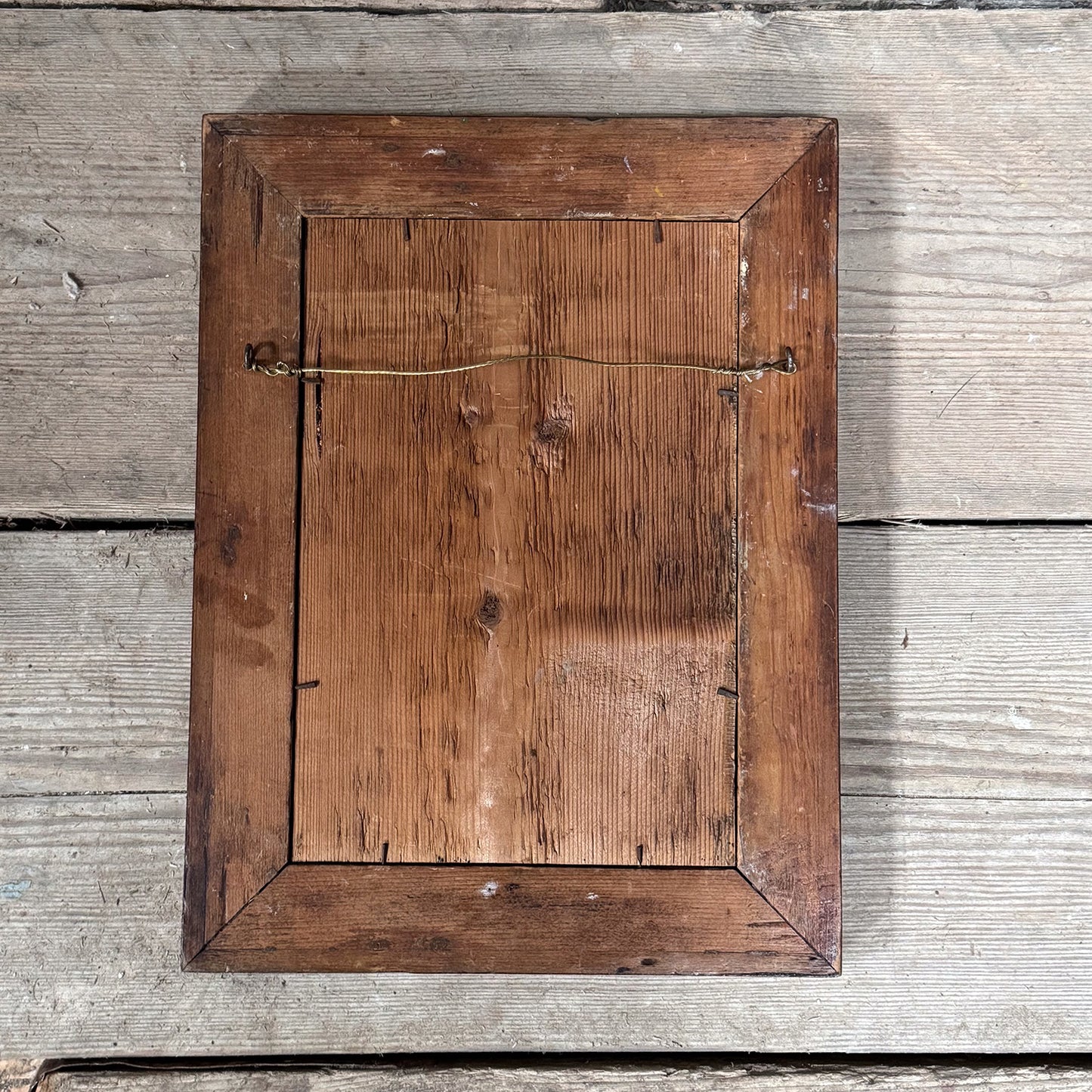 A Mid 19th Century Satinwood Mirror