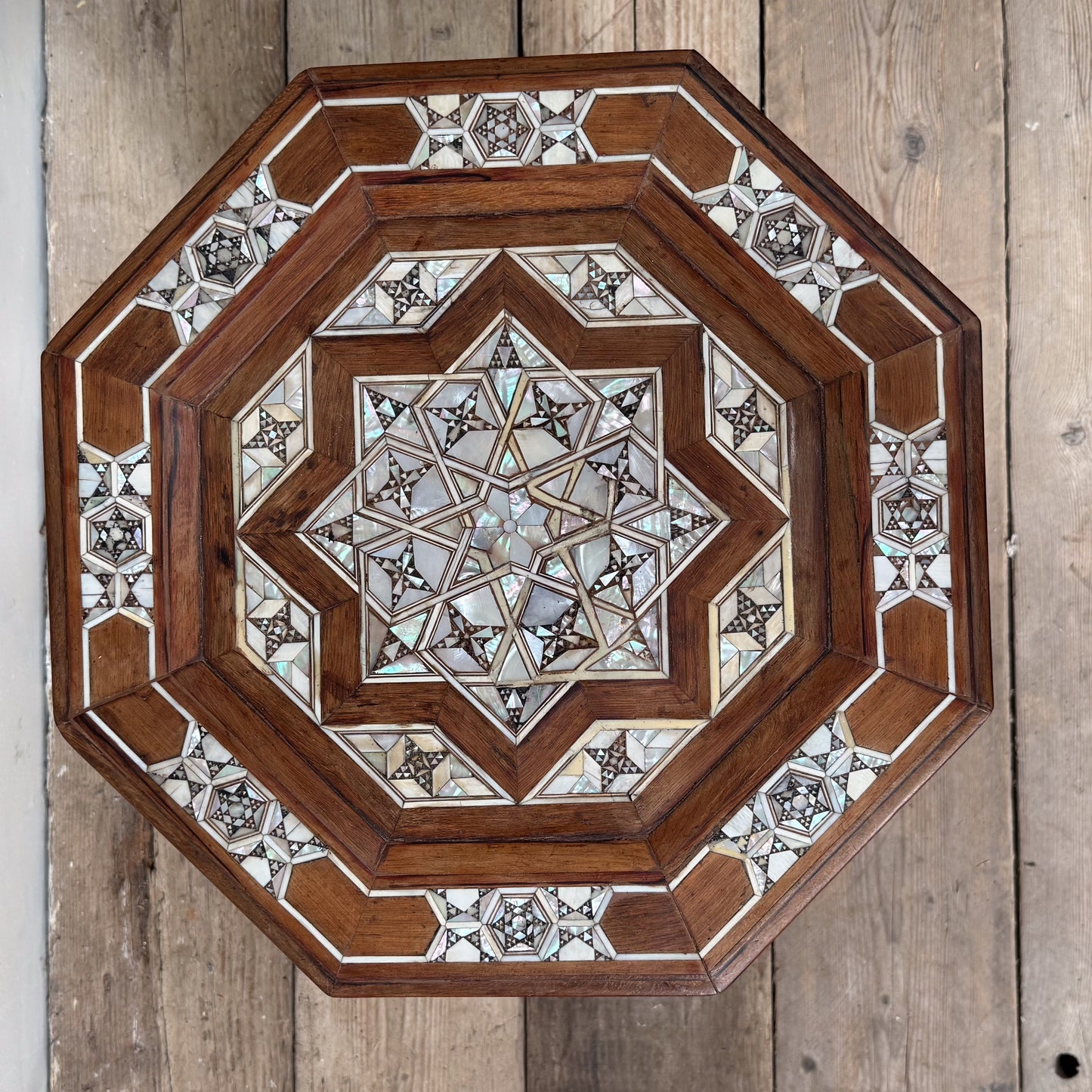 An Early 20th Century Syrian Inlaid Table