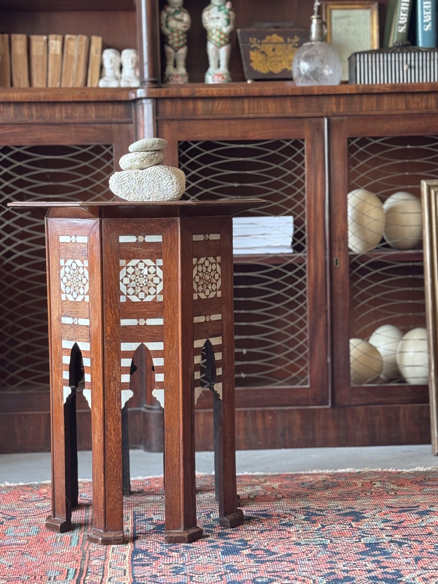 An Early 20th Century Syrian Inlaid Table