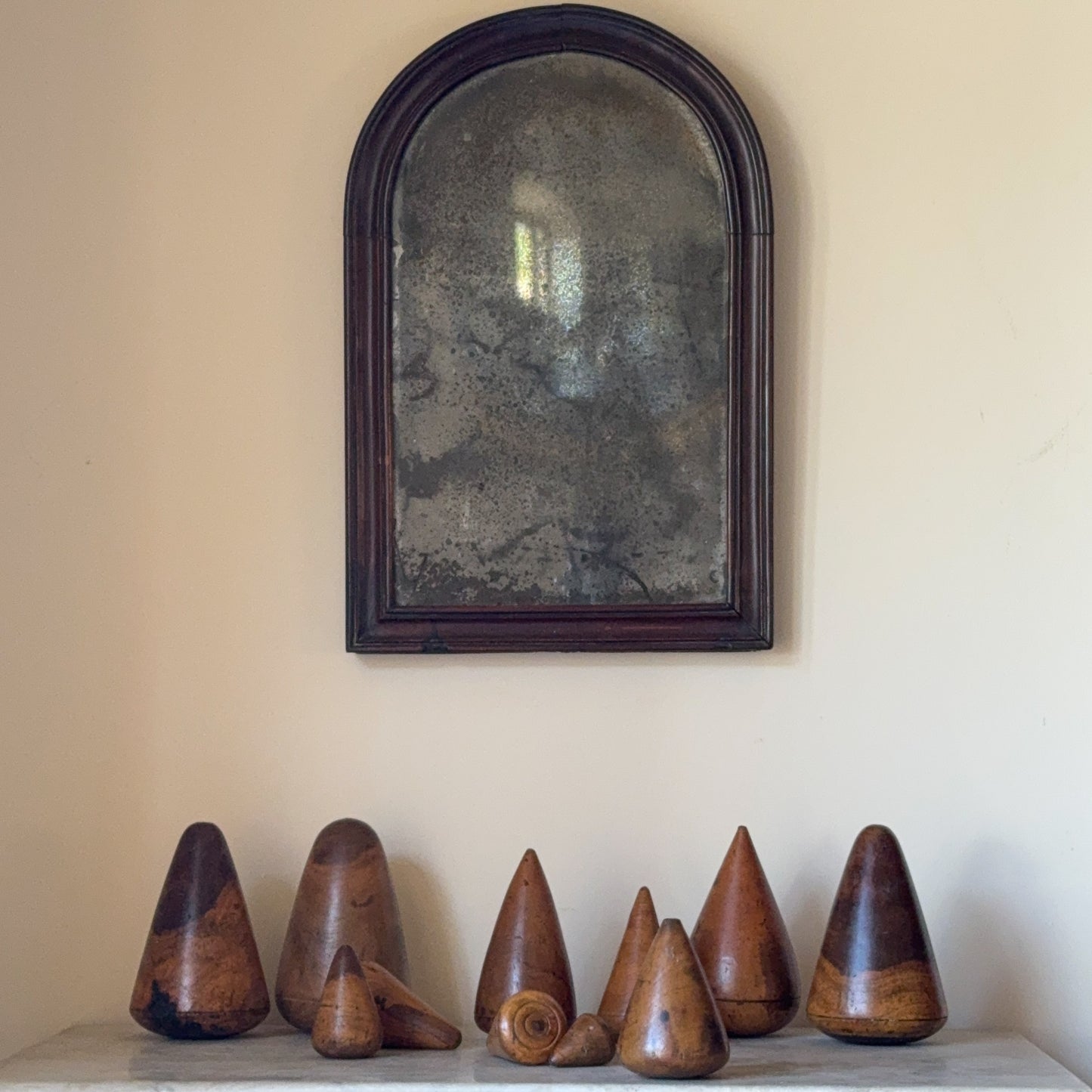 A Collection of 19th Century Lignum Vitae and Hardwood Turnpins