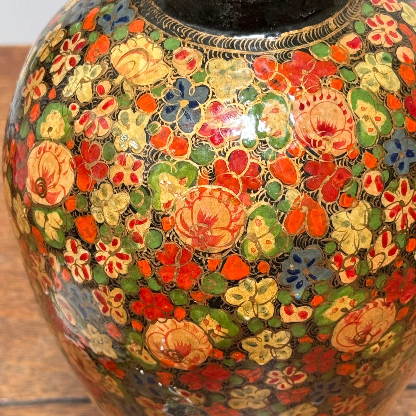 Early 20th Century Kashmiri Baluster Lamp