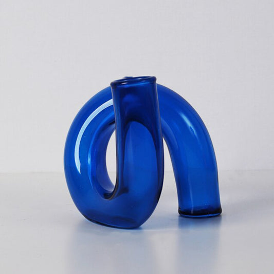 Cobalt Glass Candle Holder/Vase