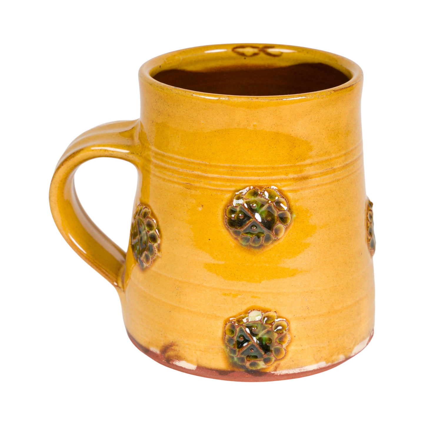 Slipware Mug - Amber Dots