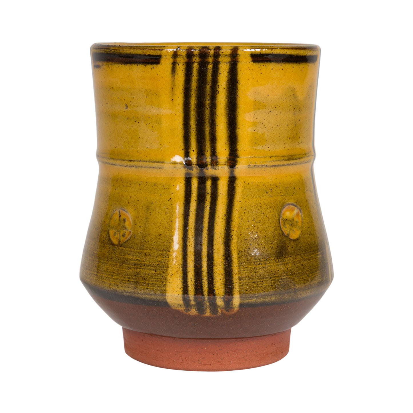Slipware Yunomi Tea Bowl - Amber
