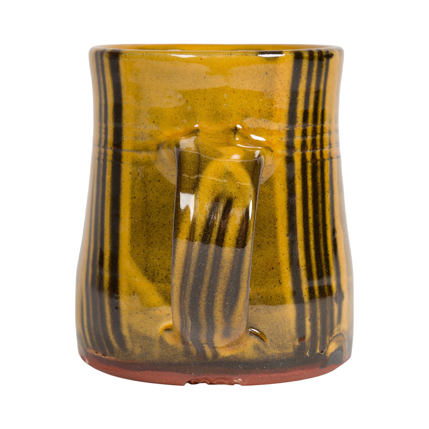 Slipware Mug - Amber Stripes