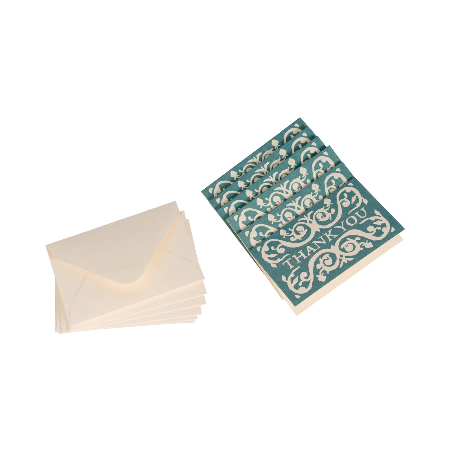 Arabesque Thank You Gift Cards - Blue