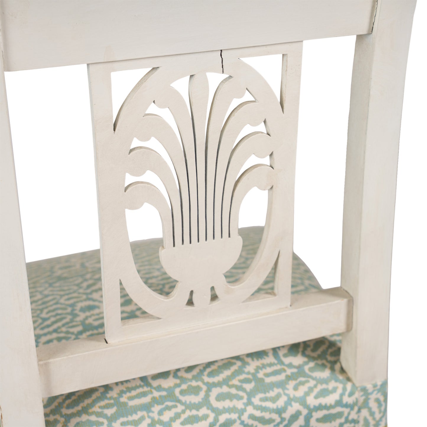 Set of 8 1920's French Painted Dining Chairs