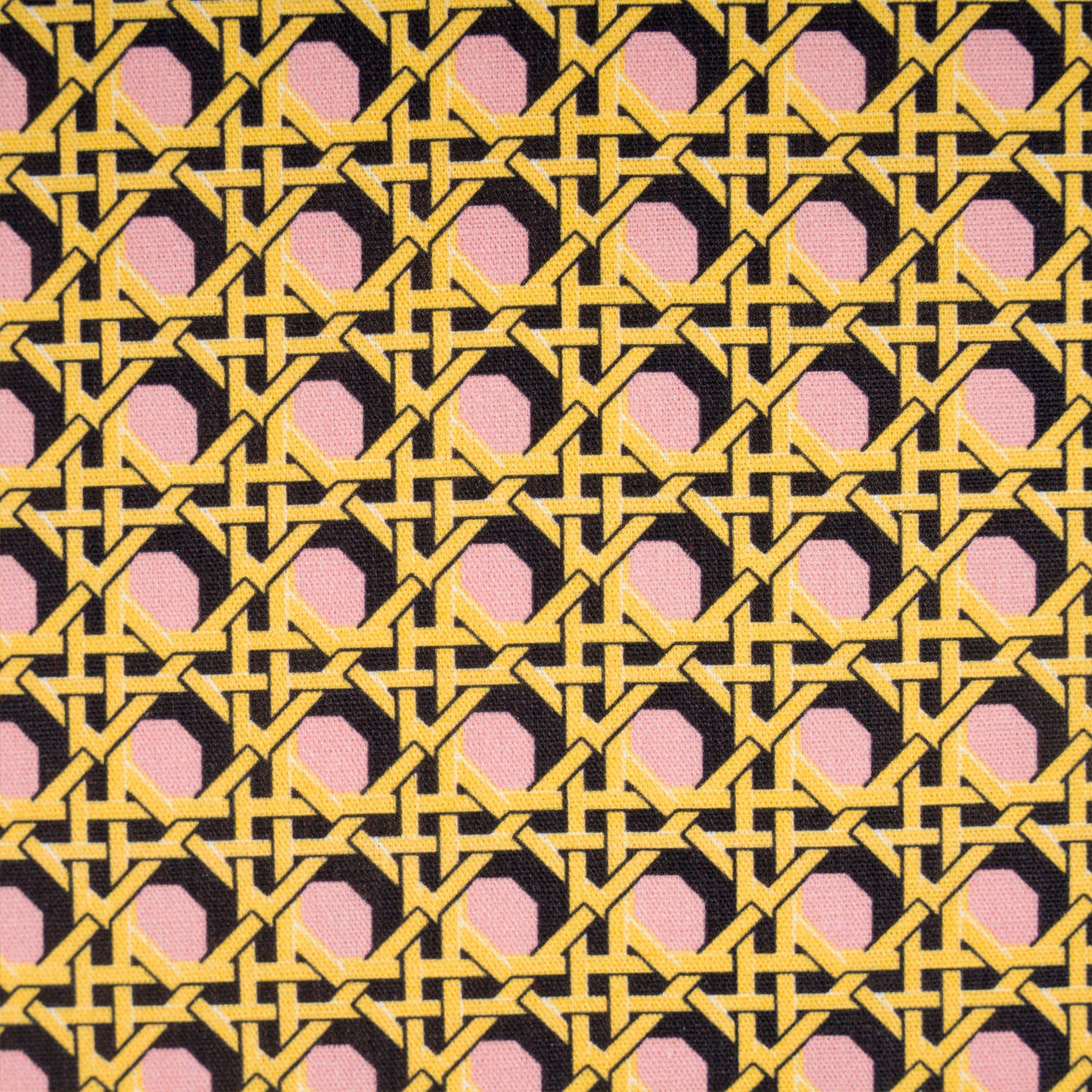 Regency Caning Cushion - Pink