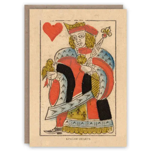 King of Hearts - Greeting Card