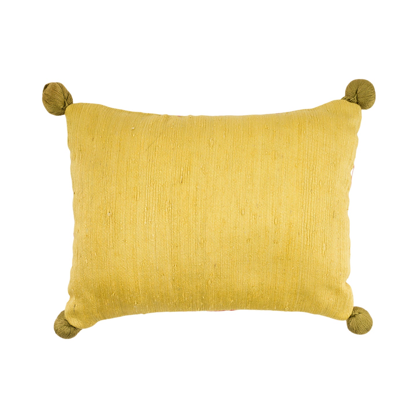 Indian Silk Skirt Panel Made Into Lavender Pillow - L